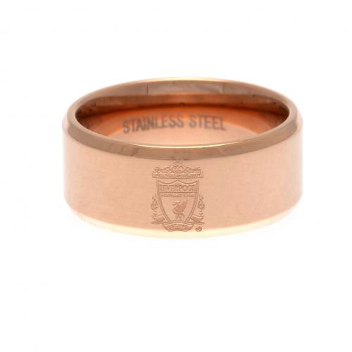 FC Liverpool prsteň Rose Gold Plated Ring Large