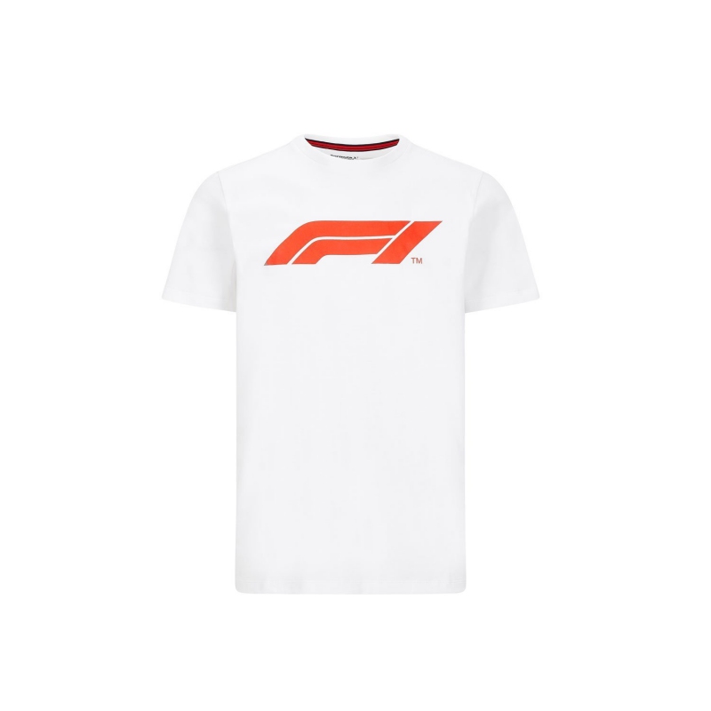 Formule 1 pánske tričko logo white 2020