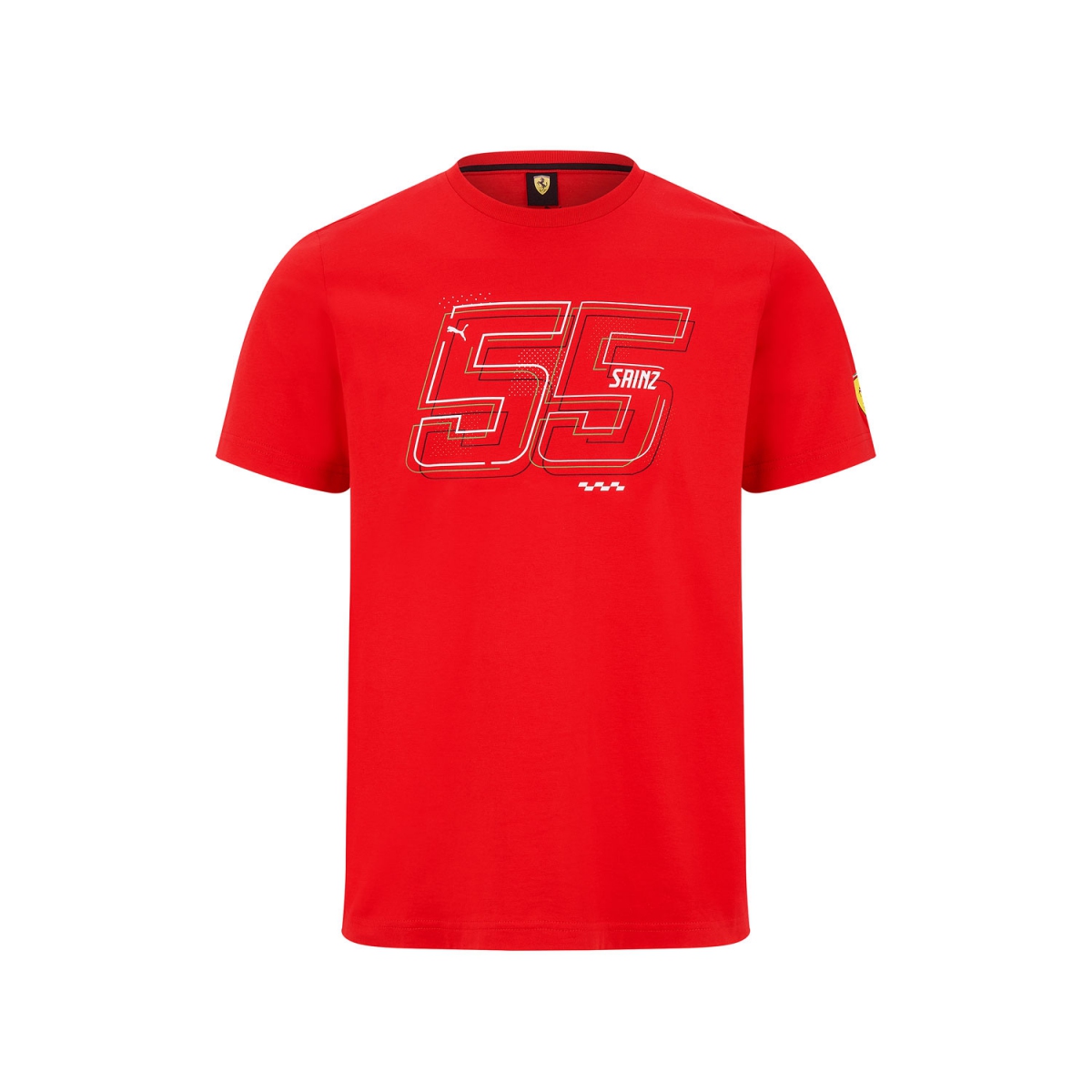 Ferrari pánske tričko Carlos Sainz red F1 Team 2022