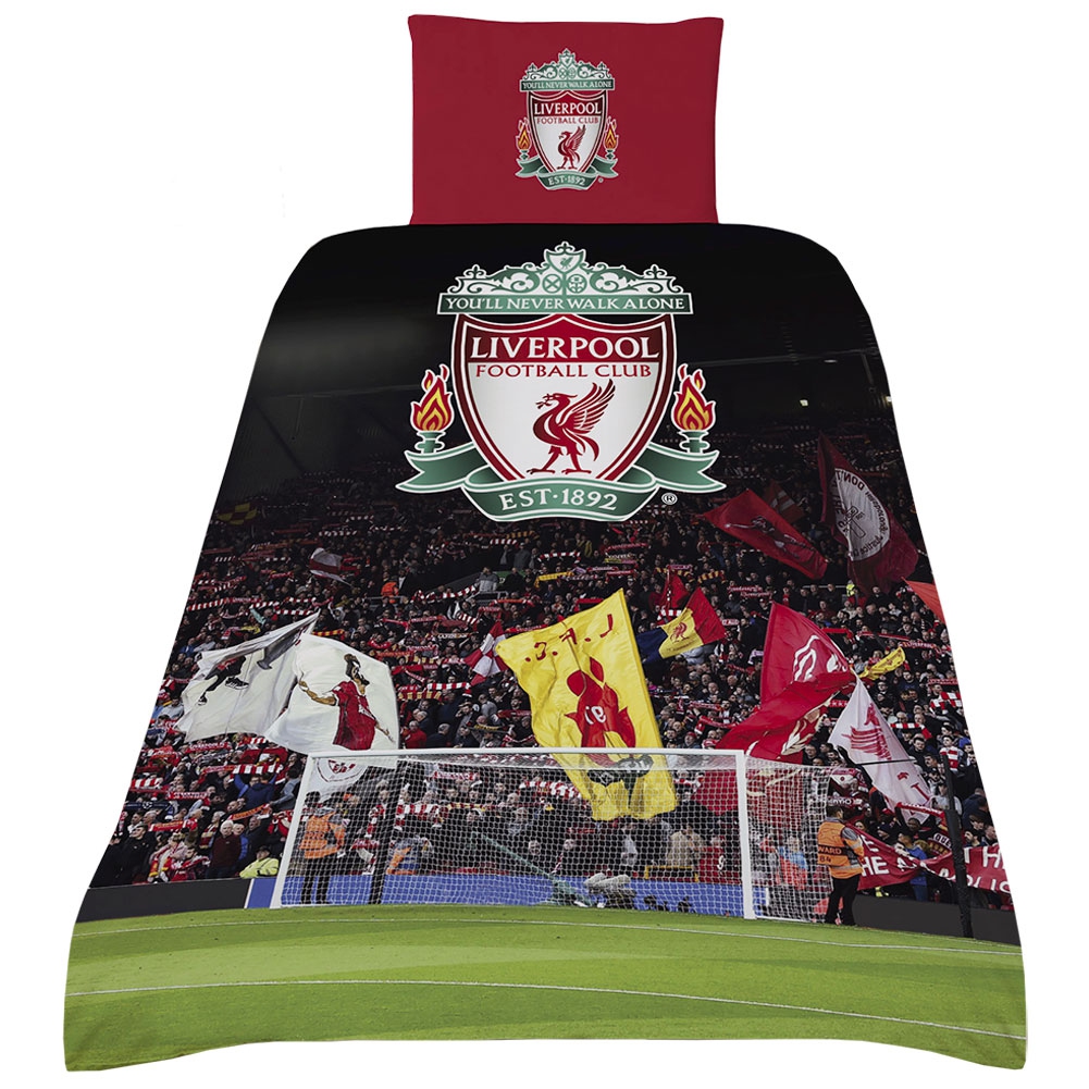 FC Liverpool obliečky na jednu posteľ The Kop Single Duvet Set