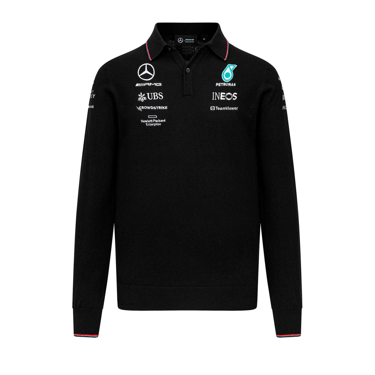 Mercedes AMG Petronas pánsky sveter official black F1 Team 2023