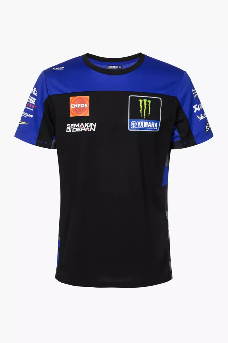 Valentino Rossi pánske tričko replica monster energy yamaha 2023