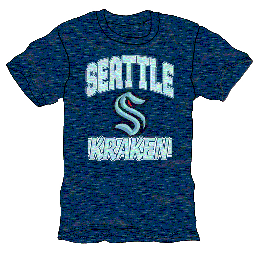 Seattle Kraken detské tričko All Time Great Triblend blue