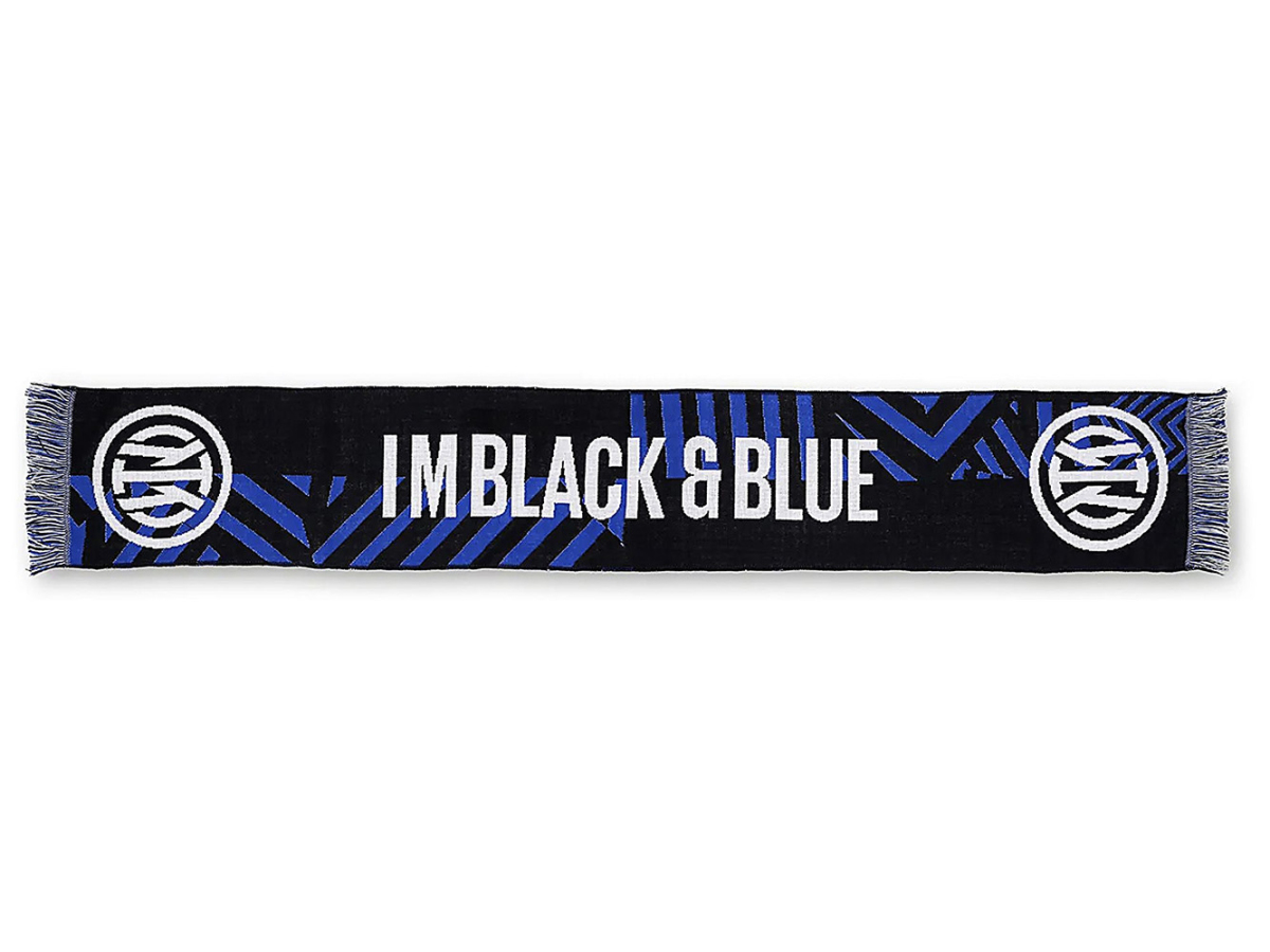 Inter Milano zimný šál im black blue