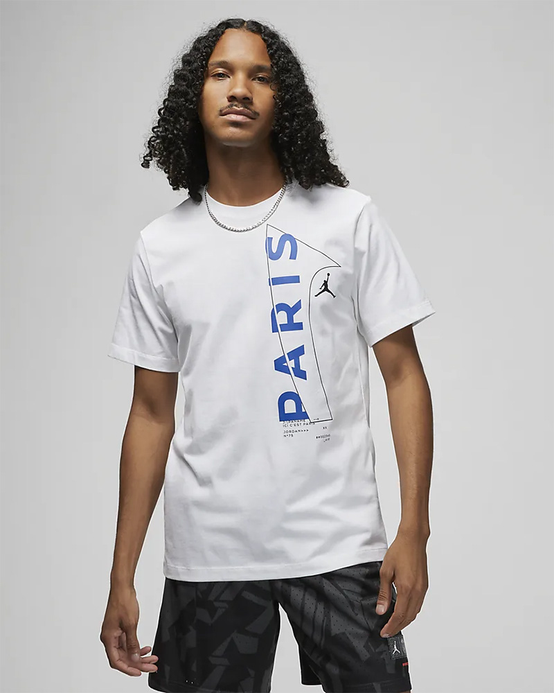 Paris Saint Germain pánske tričko Jordan white