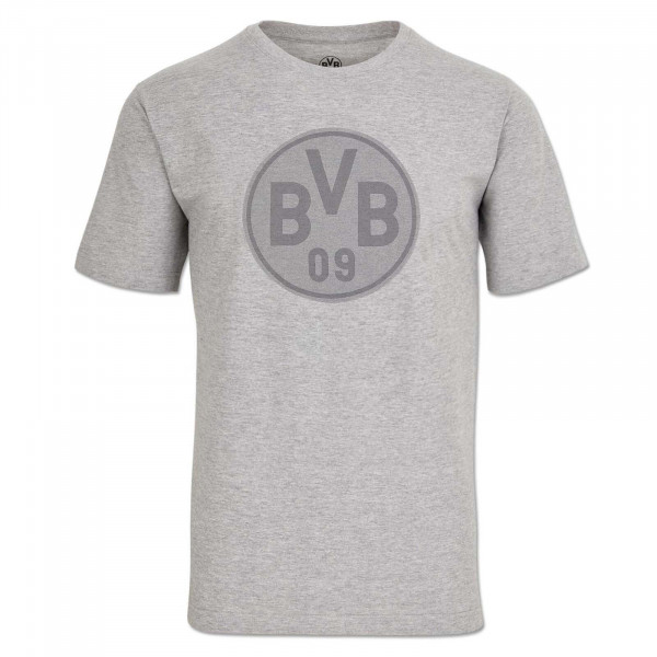 Borussia Dortmund pánske tričko logo grey