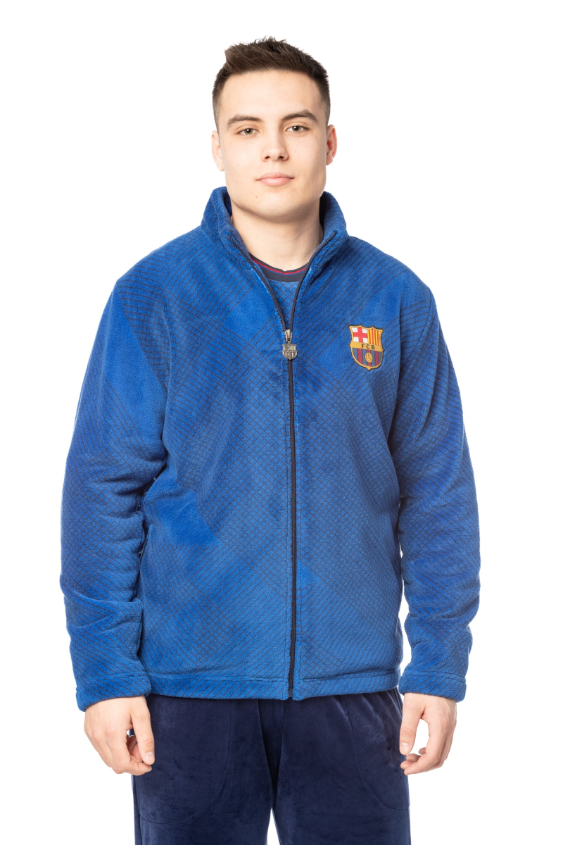 FC Barcelona pánska mikina s kapucňou Chaqueta blue
