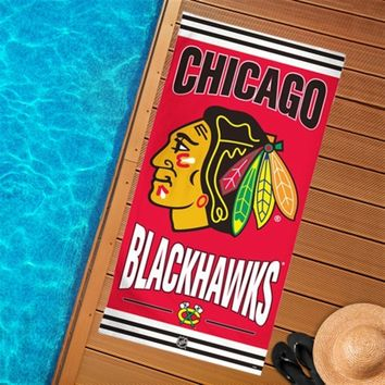 Chicago Blackhawks plážová osuška WinCraft - Akcia