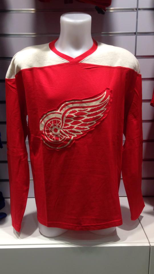 Detroit Red Wings pánske tričko s dlhým rukávom Long Sleeve Crew 15