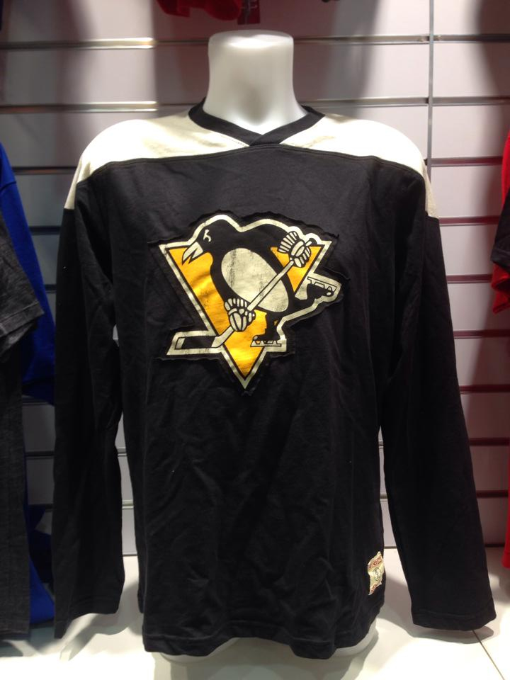 Pittsburgh Penguins pánske tričko s dlhým rukávom Long Sleeve Crew 15