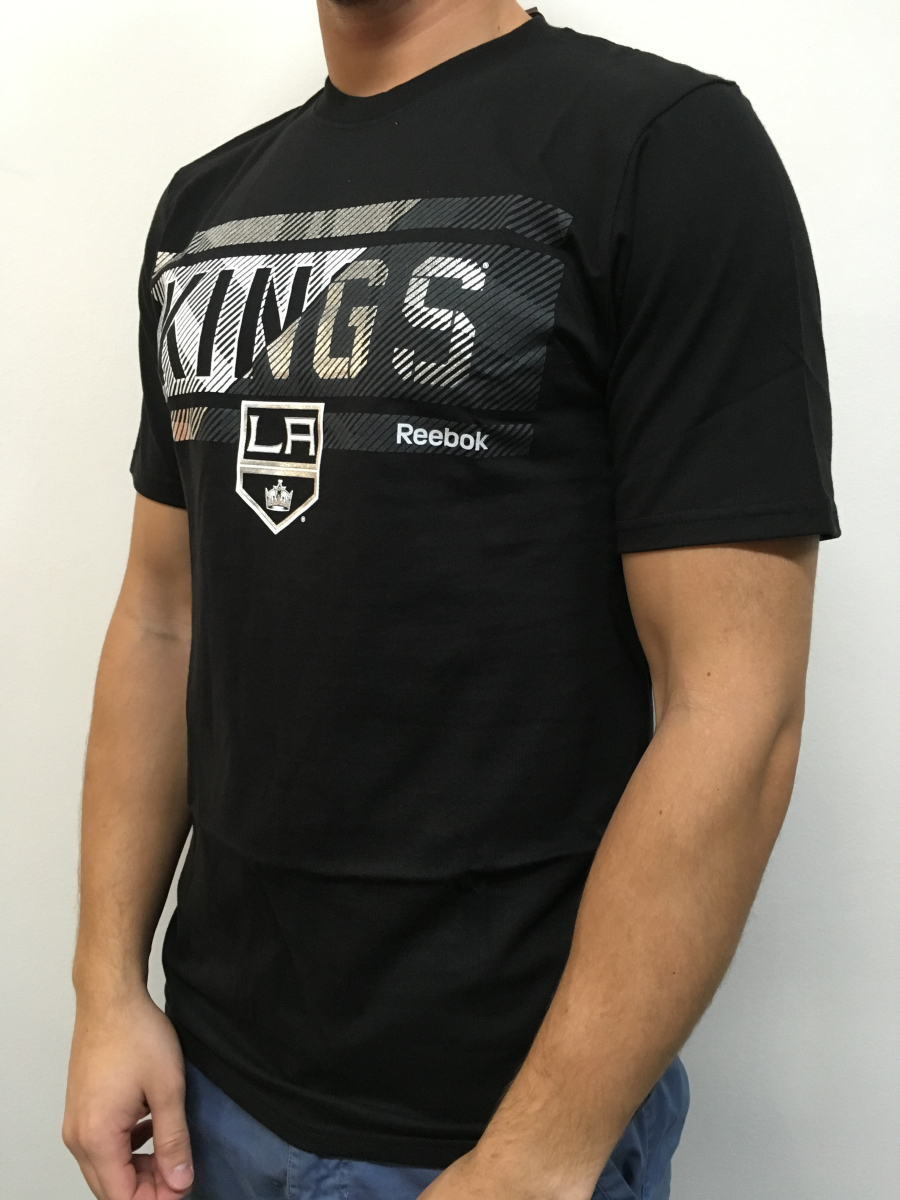 Los Angeles Kings pánske tričko Freeze Stripe black
