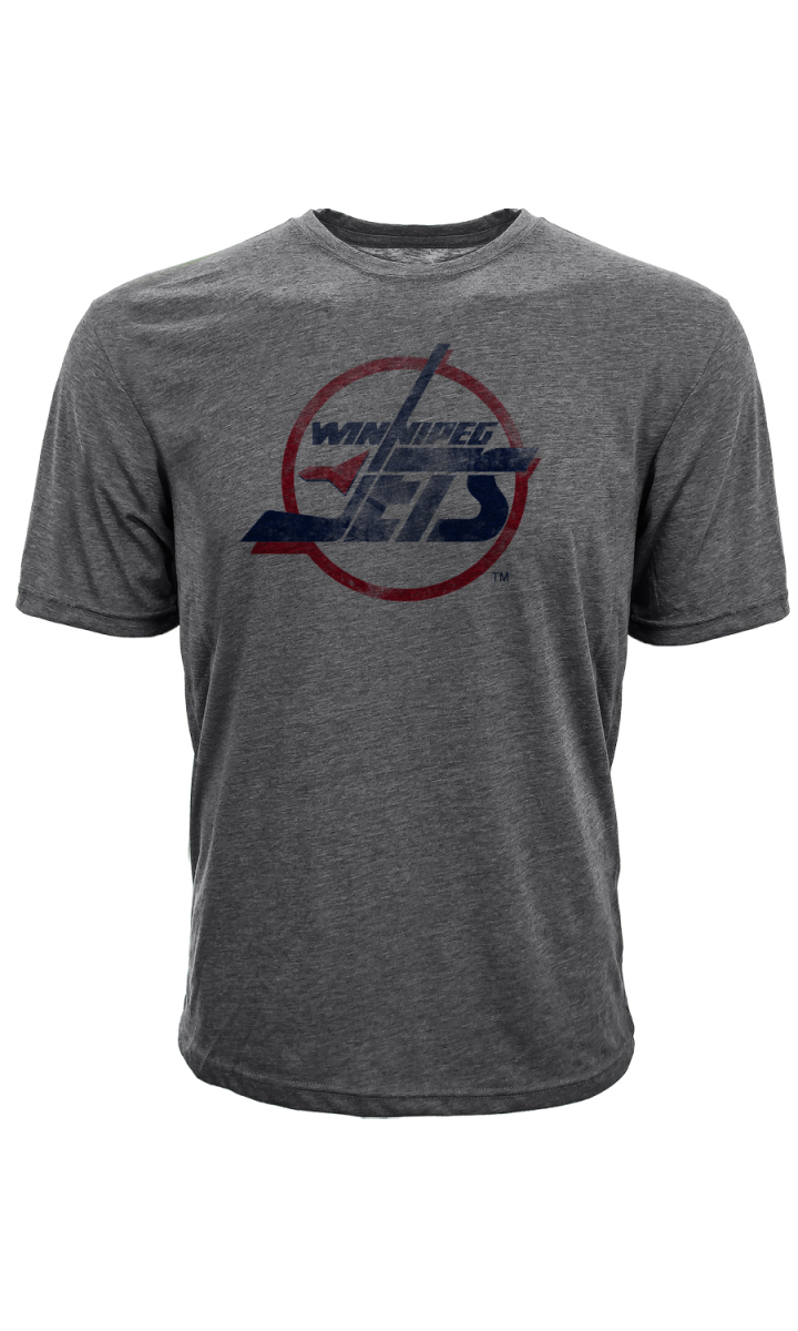 Winnipeg Jets pánske tričko grey Retro Tee