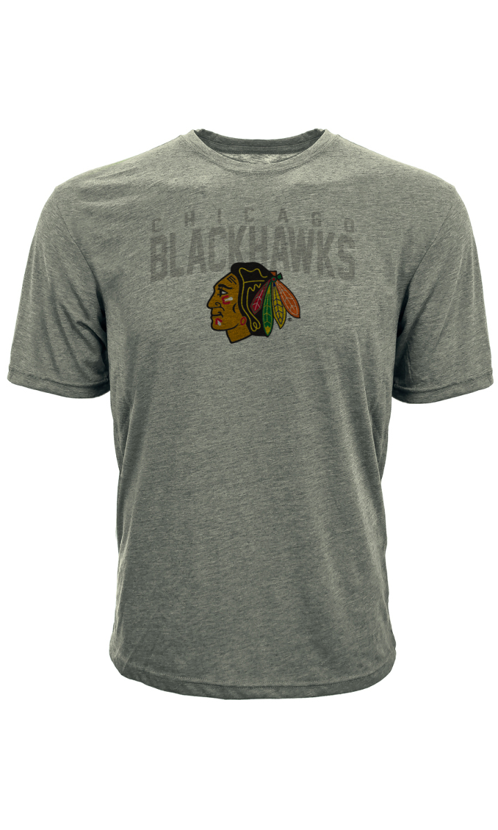 Chicago Blackhawks pánske tričko grey Shadow City Tee