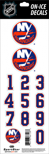 New York Islanders samolepky na helmu Decals
