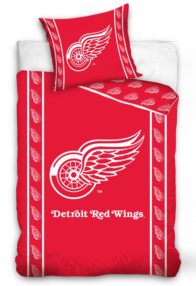 Detroit Red Wings obliečky na jednu posteľ TIP Stripes