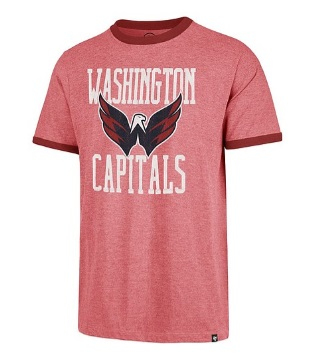Washington Capitals pánske tričko Belridge 47 Capital Ringer Tee