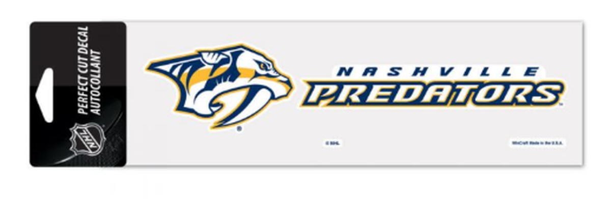 Nashville Predators samolepka Logo text decal