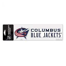 Columbus Blue Jackets samolepka logo text decal
