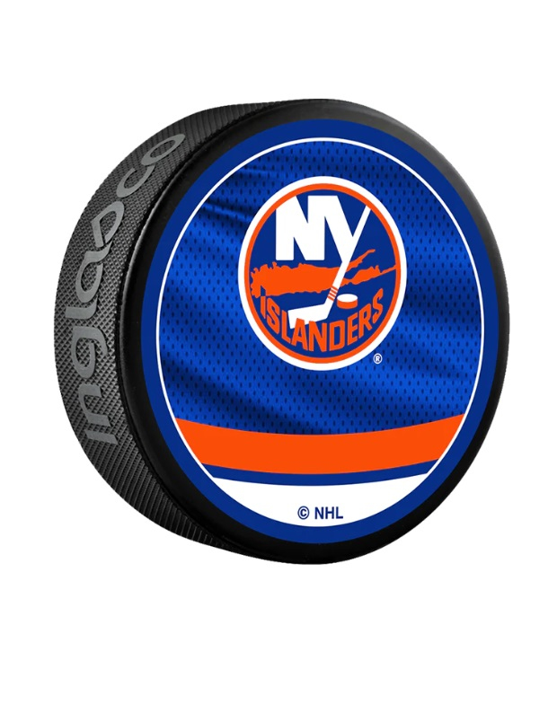 New York Islanders puk reverse retro jersey souvenir collector hockey puck