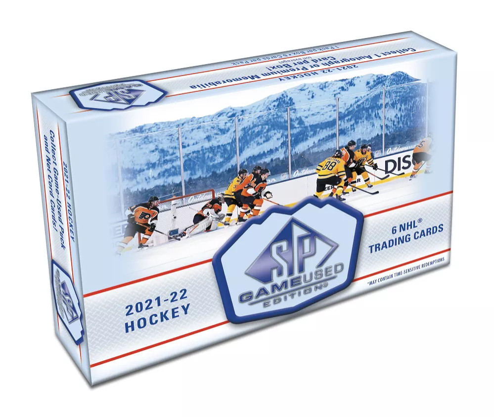 NHL boxy hokejové karty NHL 2021-22 Upper Deck SP Game Used Hobby Box