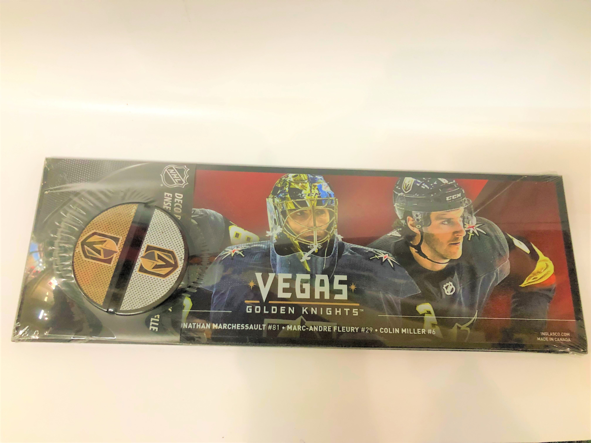 Vegas Golden Knights plaketa s držiakom Deco Plaque