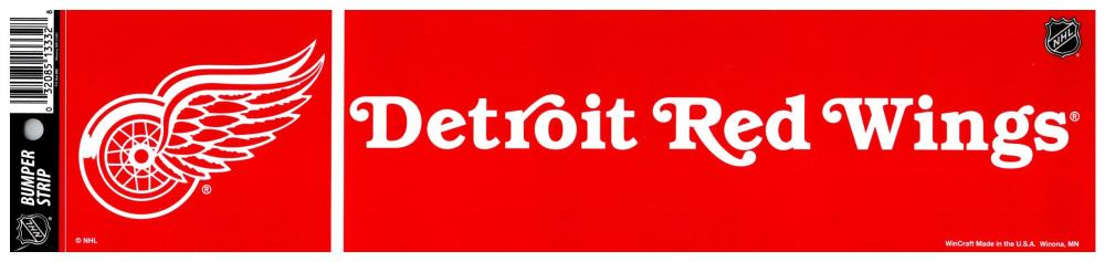 Detroit Red Wings samolepka Bumper Strip