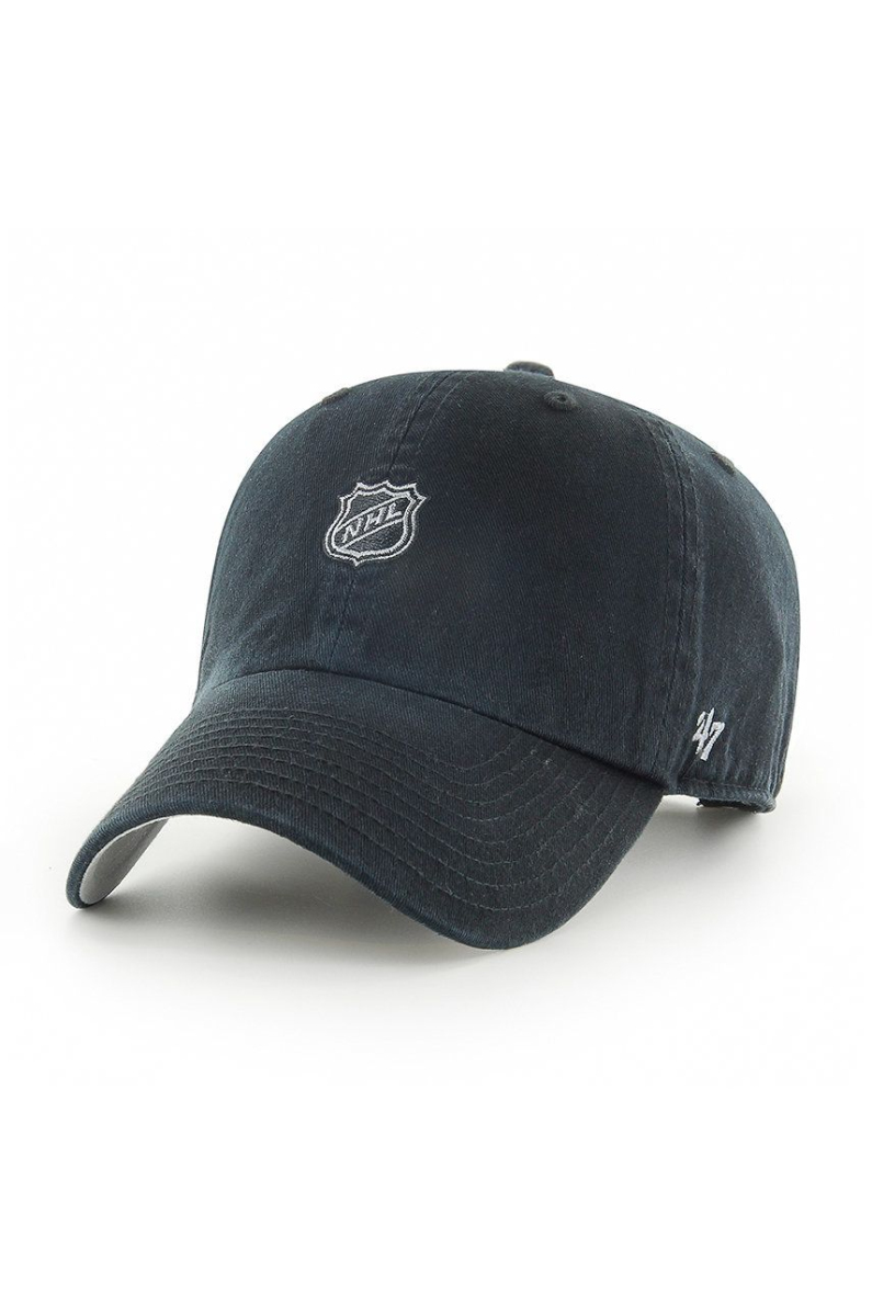 NHL produkty čiapka baseballová šiltovka Current Shield Logo Base Runner Clean Up Black Dad