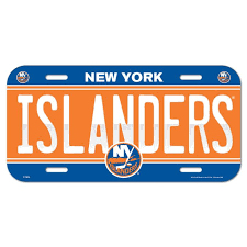 New York Islanders ceduľa na stenu License Plate Banner