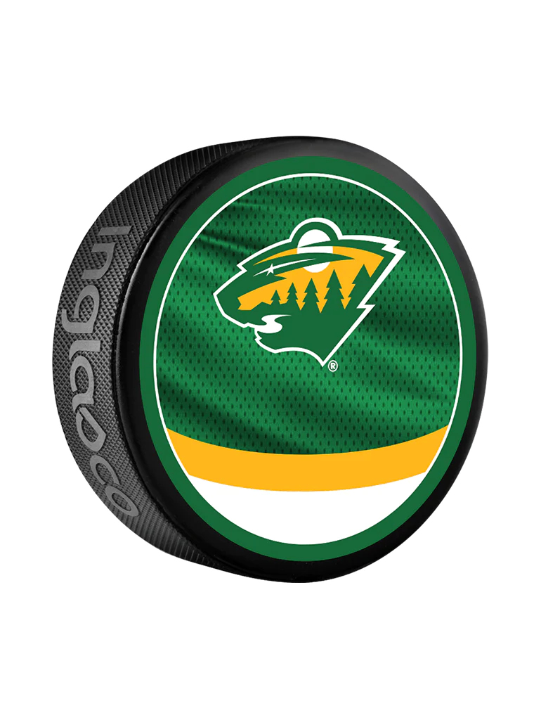Minnesota Wild puk Reverse Retro Jersey 2022 Souvenir Collector Hockey Puck
