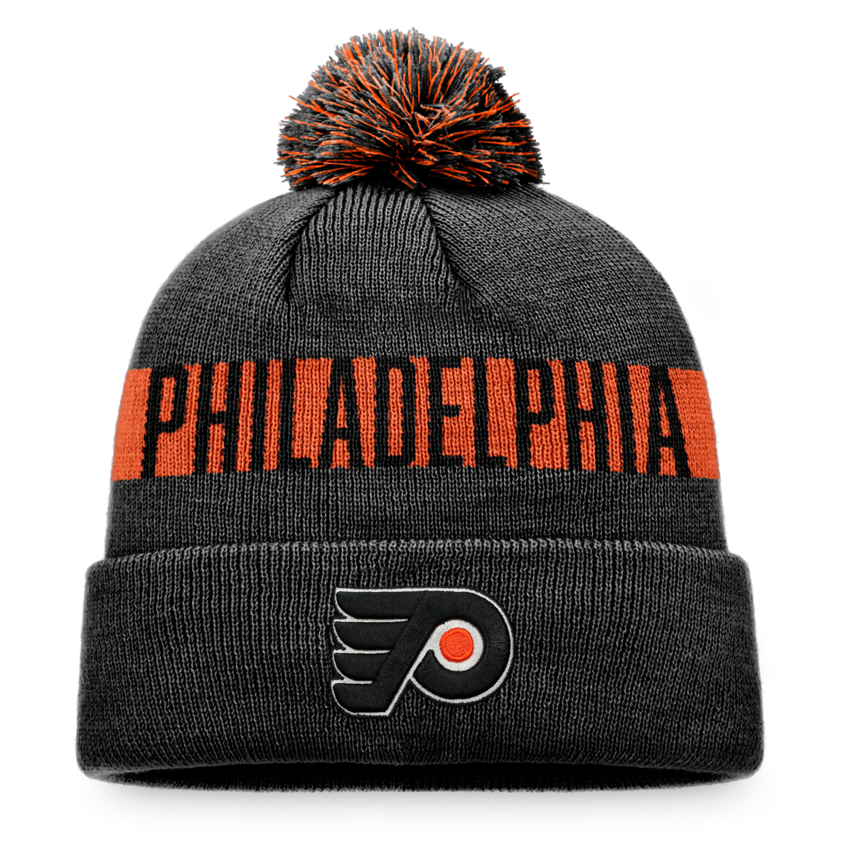Philadelphia Flyers zimná čiapka Fundamental Beanie Cuff with Pom