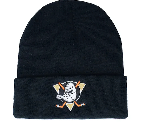 Anaheim Ducks zimná čiapka Cuffed Knit Black