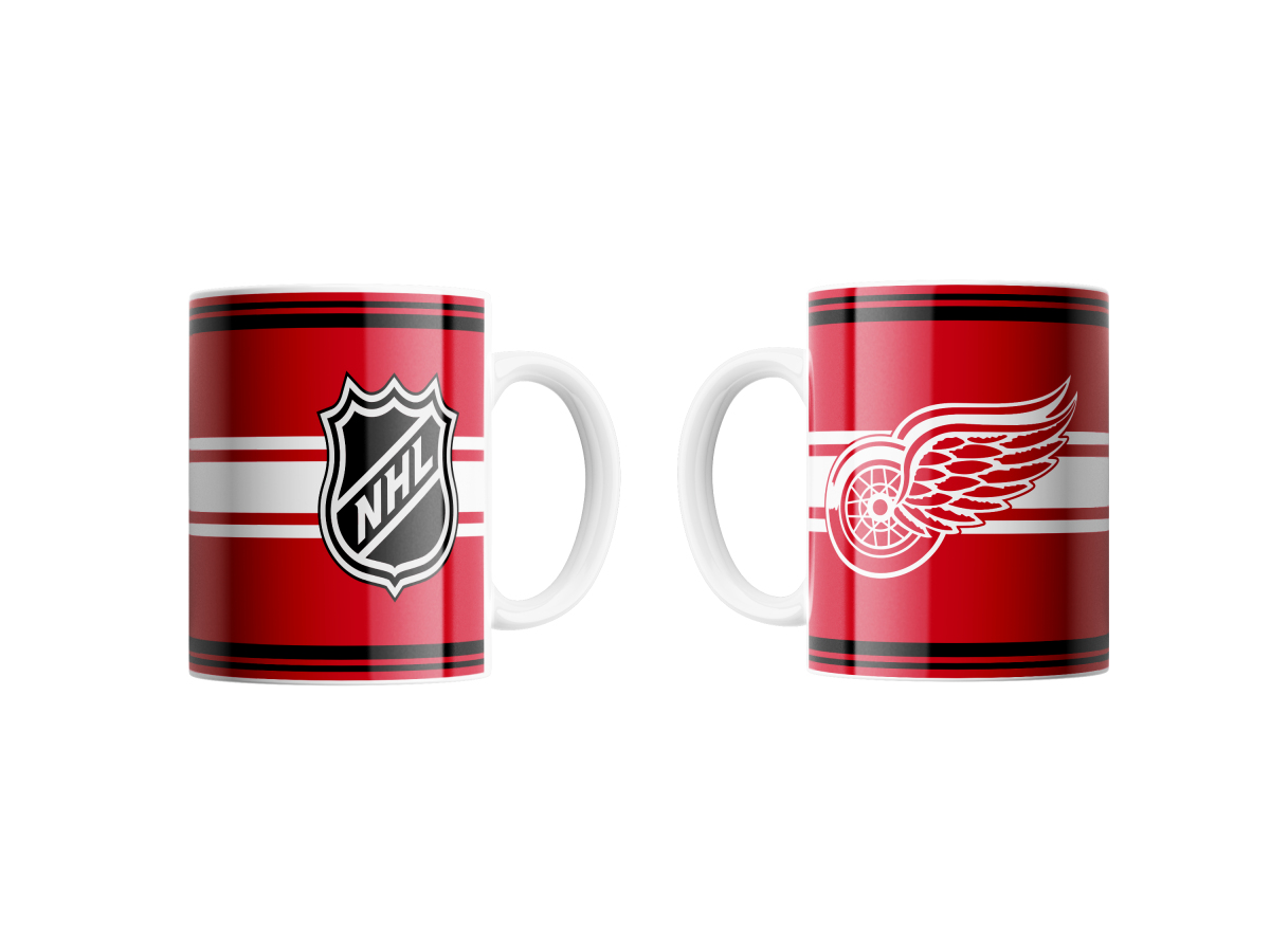 Detroit Red Wings hrnček FaceOff Logo NHL (330 ml)