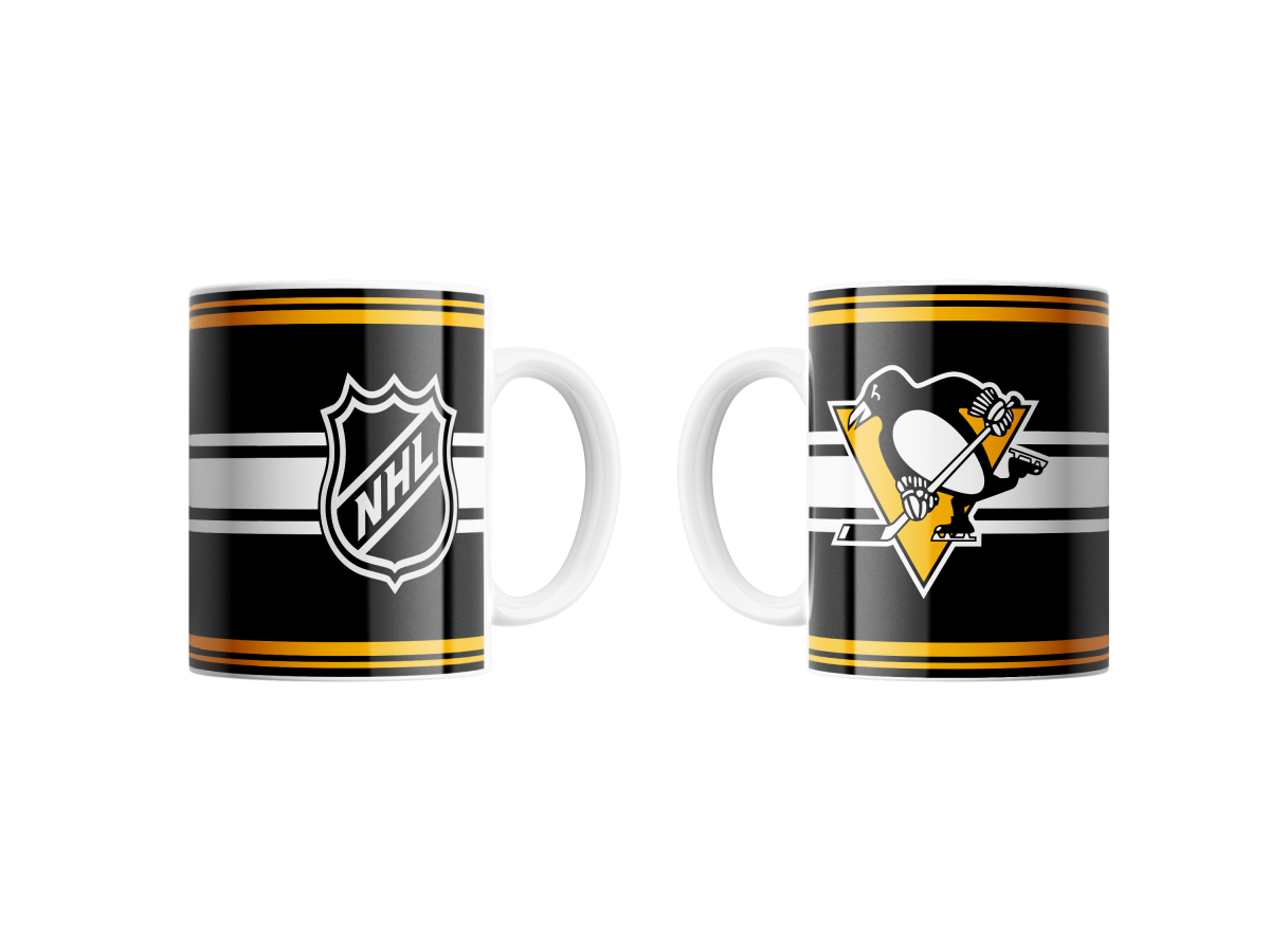 Pittsburgh Penguins hrnček FaceOff Logo NHL (330 ml)