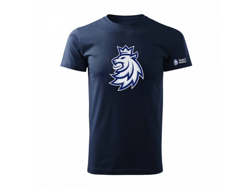 Hokejové reprezentácie detské tričko Czech Republic logo lion navy