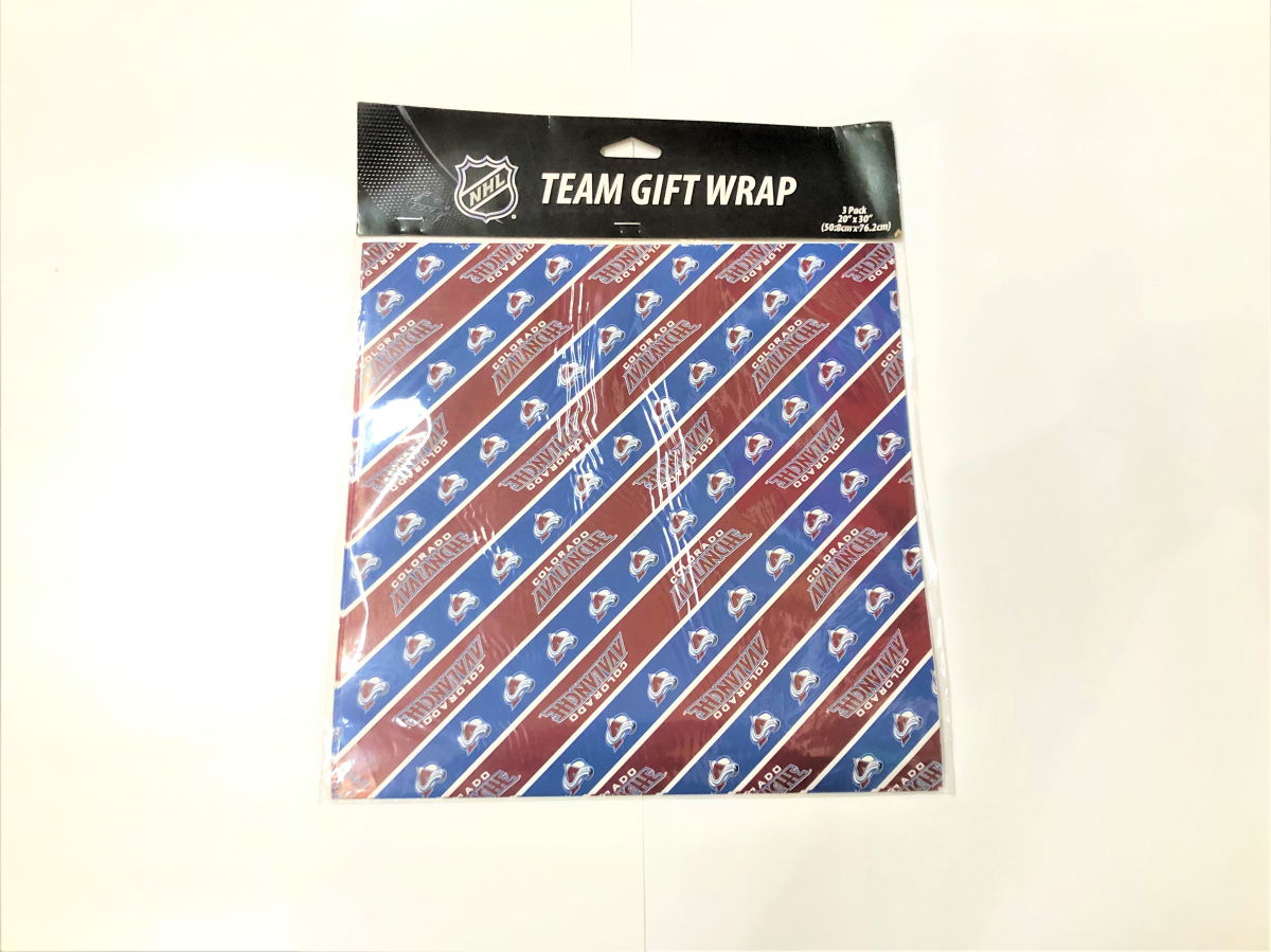 Colorado Avalanche baliaci papier Gift Wrap 3 pack