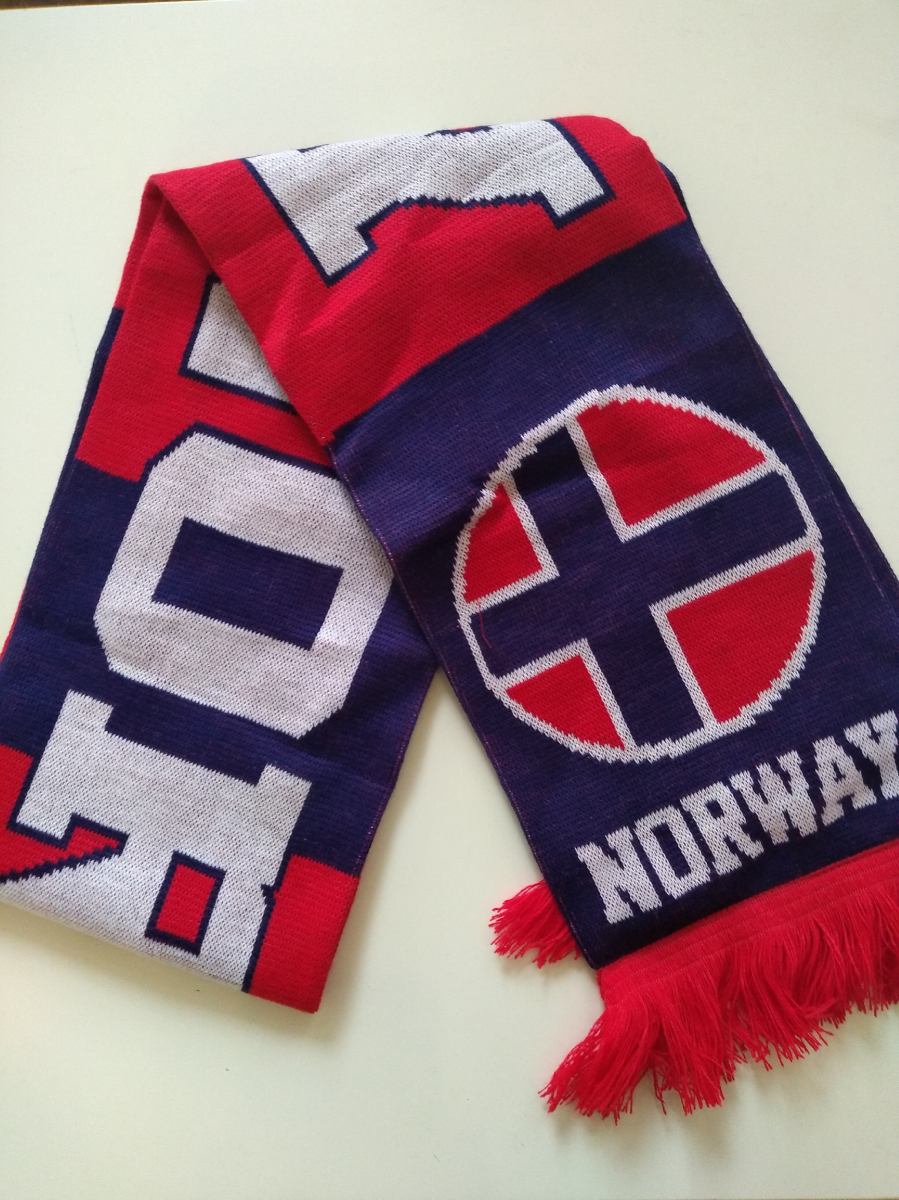 Hokejové reprezentácie zimný šál Norway knitted
