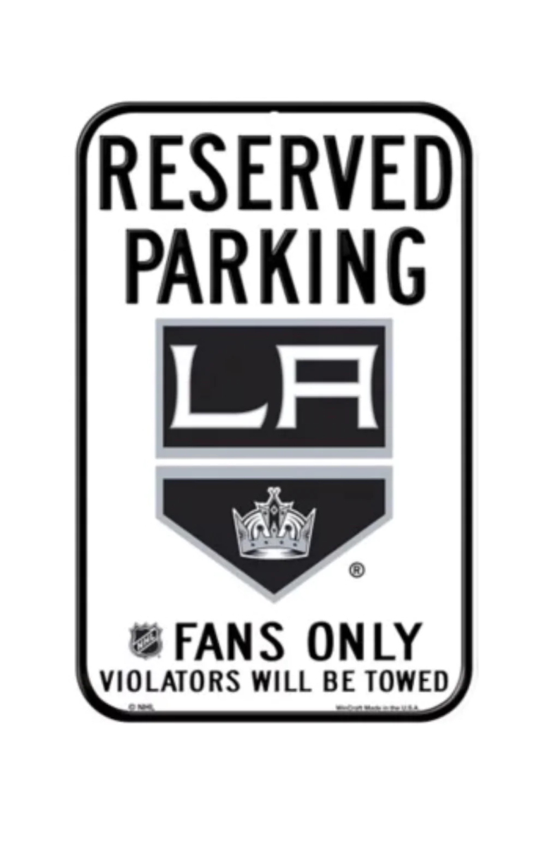 Los Angeles Kings ceduľa na stenu Reserved Parking Sign