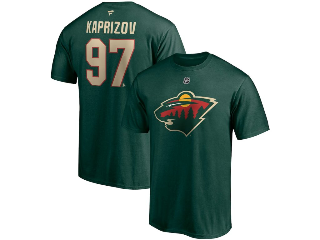 Minnesota Wild detské tričko Kirill Kaprizov dark green