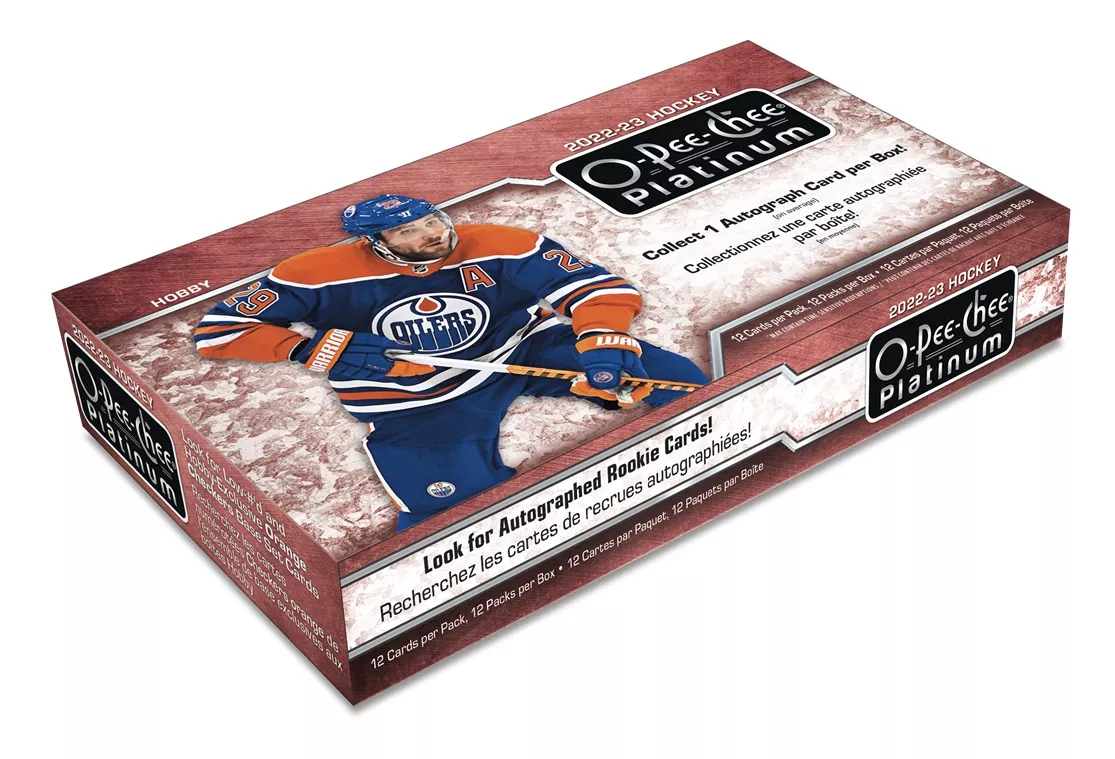 NHL boxy hokejové karty NHL 2022-23 Upper Deck O-Pee-Chee Platinum Hobby Box
