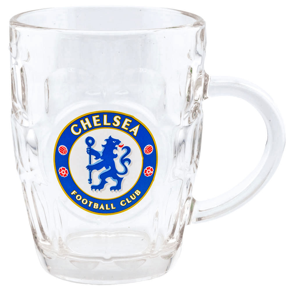 FC Chelsea poháre Dimple Glass Tankard - Novinka
