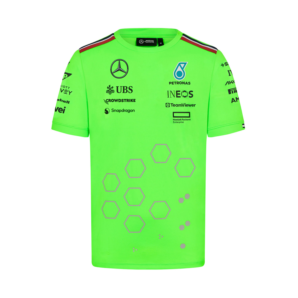 Mercedes AMG Petronas pánske tričko Set Up green F1 Team 2024