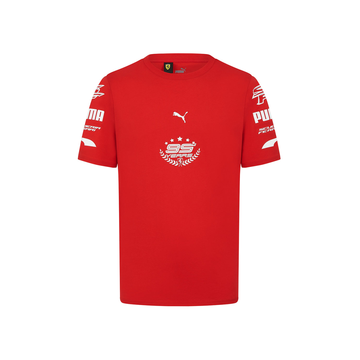 Ferrari pánske tričko Graphic 95 years red F1 Team 2024