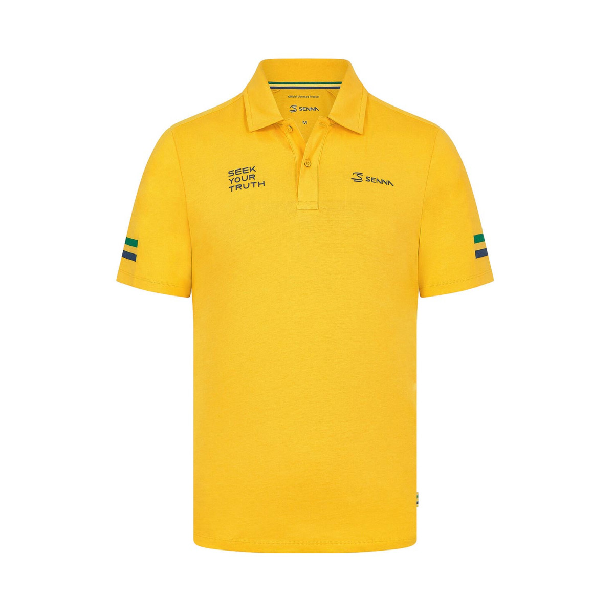 Ayrton Senna polokošeľa Stripe yellow 2024