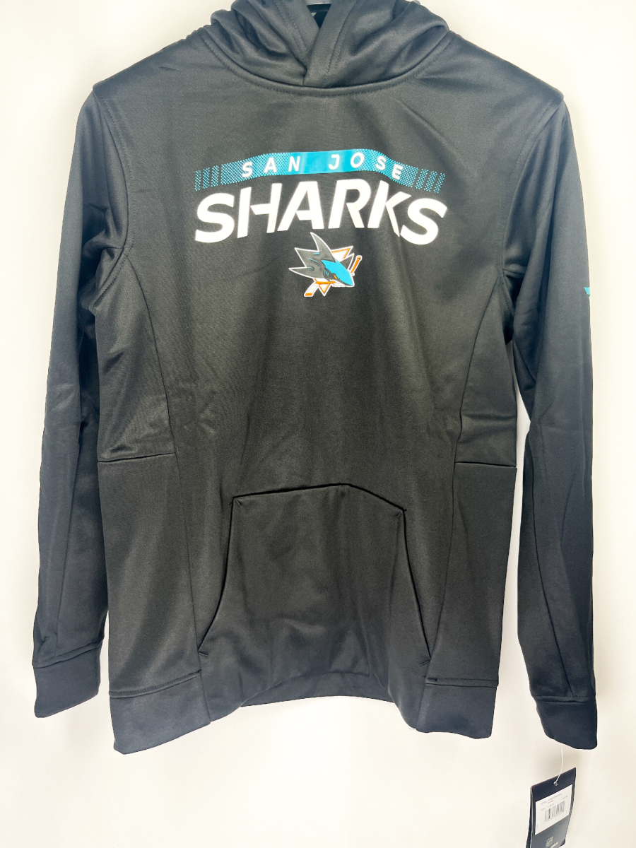San Jose Sharks detská mikina s kapucňou Authentic Pro Hood Po Hoodie