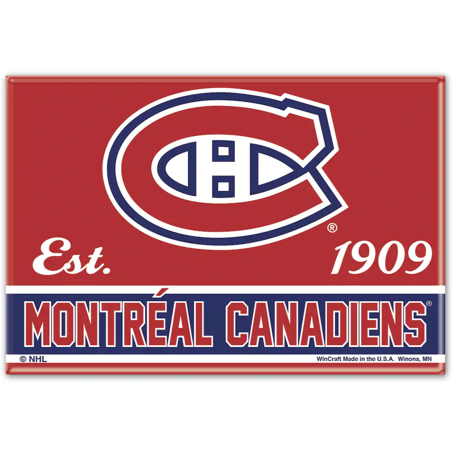 Montreal Canadiens magnetka logo - Akcia
