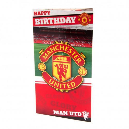 Manchester United narodeninové želanie Birthday Card Stadium
