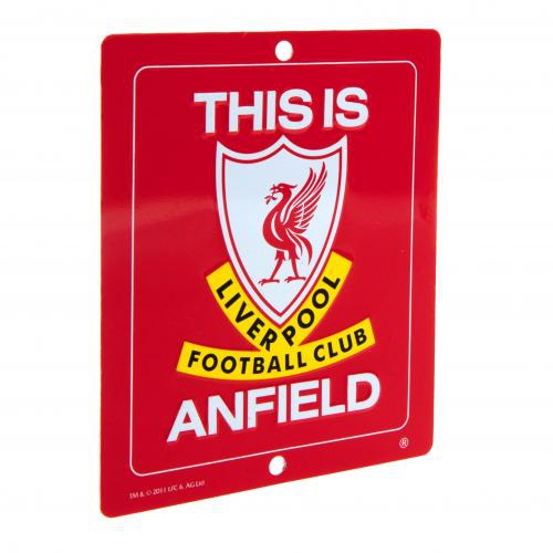 FC Liverpool ceduľa na okno Window Sign SQ