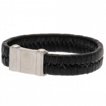 Fulham kožený náramok Plait Leather Bracelet