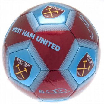 West Ham United futbalová lopta Football Signature WHM - size 5