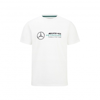 2022 Mercedes AMG F1 Mens Logo T-shirt White